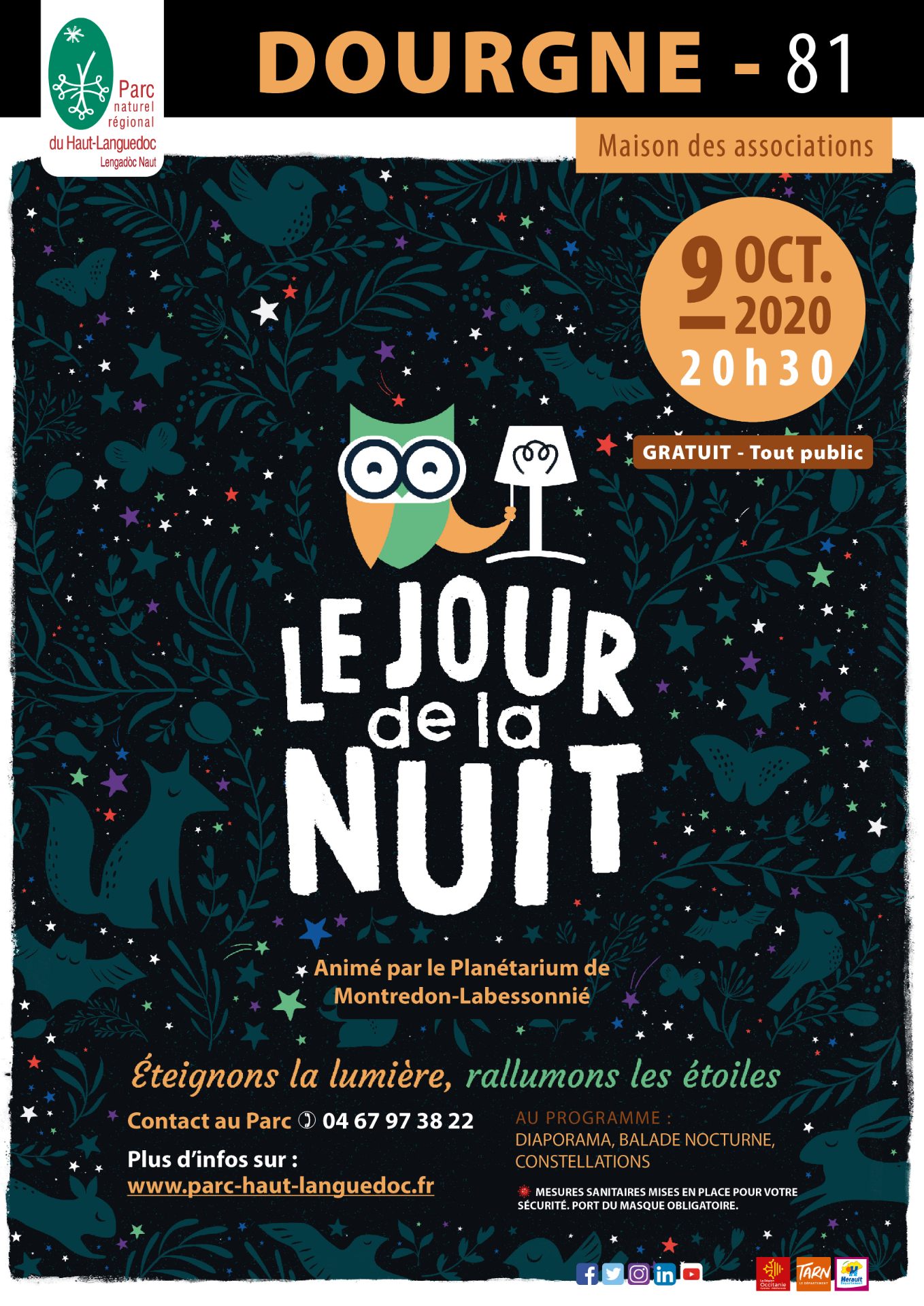 Affiche Le Jour de la Nuit à Dourgne (Tarn)