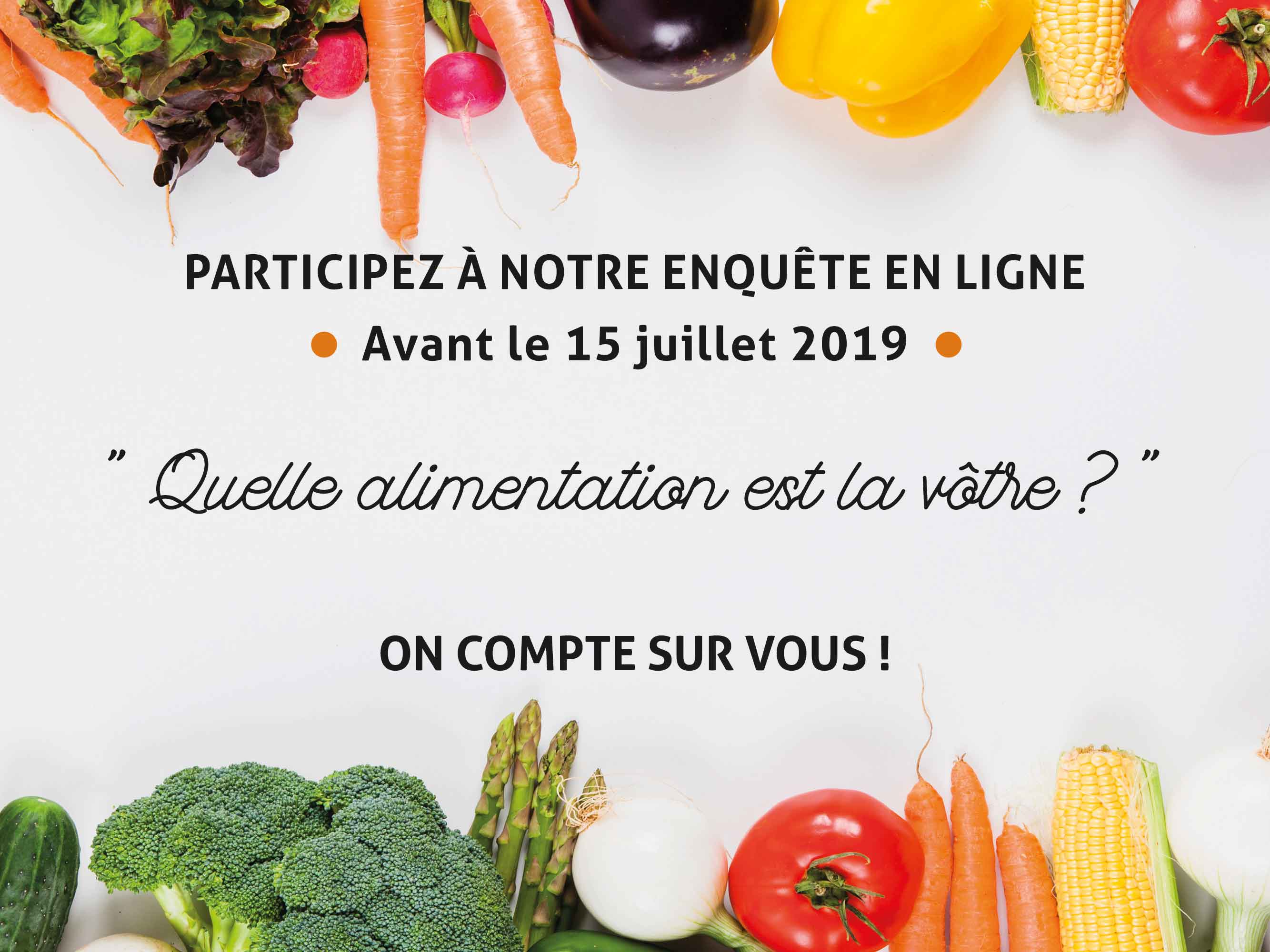 Visuel enquête Alimentation habitants du Pnr Haut Languedoc