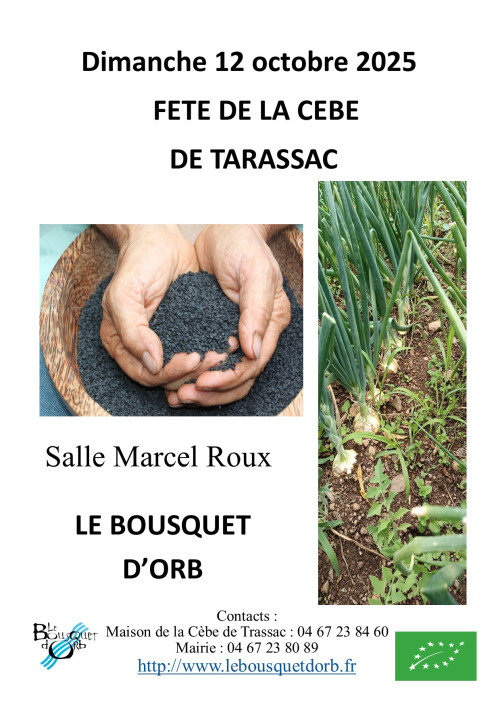 affiche Fête de la Cèbe de Tarassac