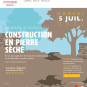 affiche initiation à la  pierre sèche à Agel