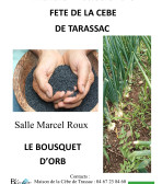 affiche Fête de la Cèbe de Tarassac