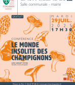 affiche Le monde insolite des champignons - Conférence