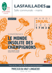 affiche Le monde insolite des champignons - Conférence